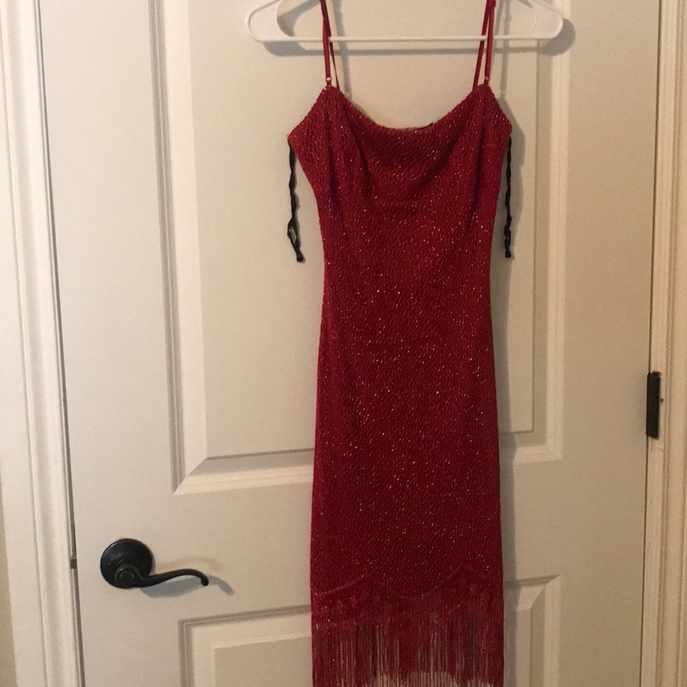 Red dress
